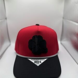 Red and Black Men's Cap